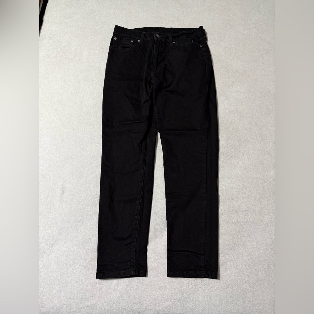 Levis 531 Athletic Slim Fit‎ Mens 31x28 Black Dark Wash Denim Jeans